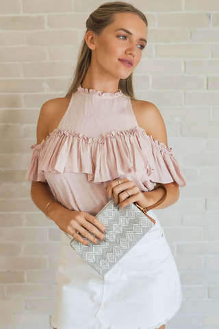 Riley Diamond Pattern Crossbody