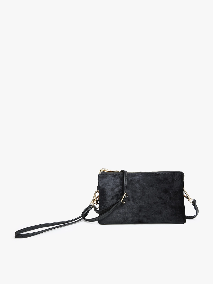 Riley Crossbody Wristlet Velvet