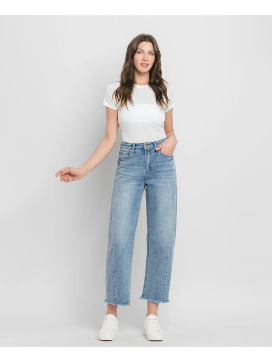 Super High Rise Barrel Leg Jeans