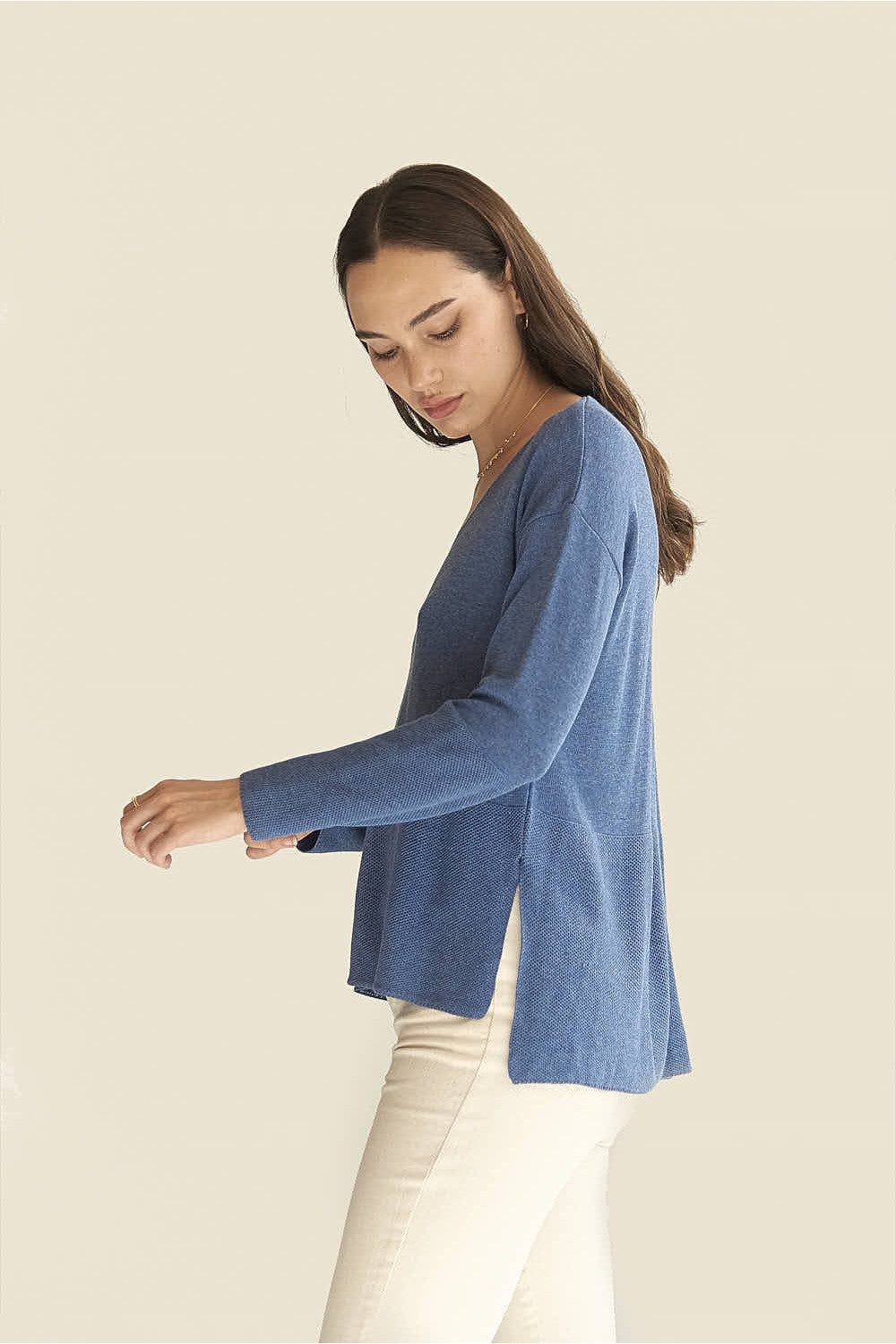 Load image into Gallery viewer, Luidia Sweater Blue Jean
