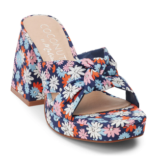 Esme Platform Heel / Navy Floral