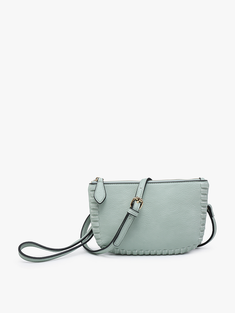 Bonnie Whipstitch Crossbody Seafoam