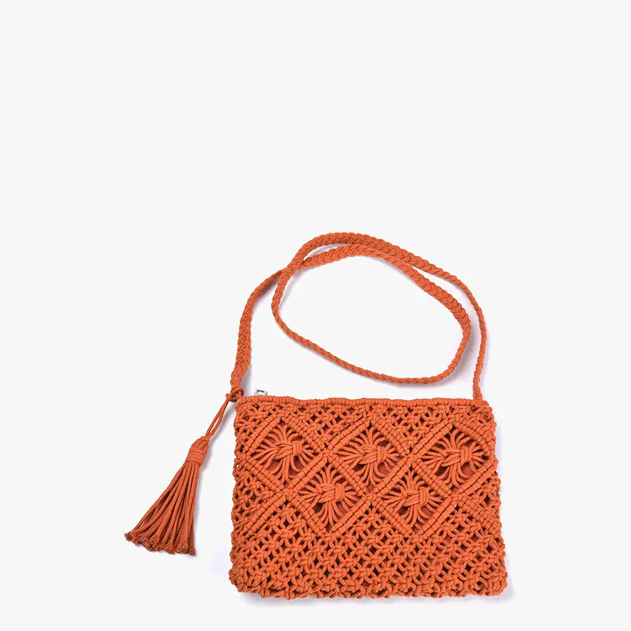 Load image into Gallery viewer, Val Macrame Crossbody
