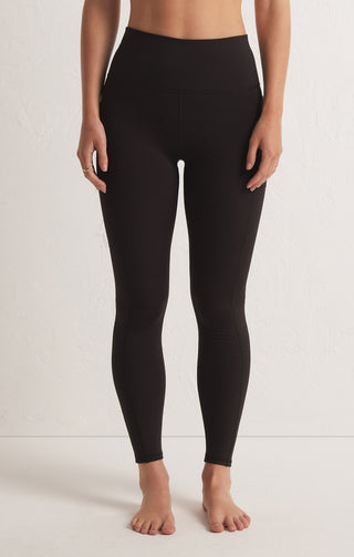 Good Form Rib 7/8 Legging Black