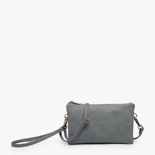 Riley Crossbody Wristlet Earth Grey