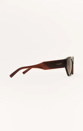 Love Sick Polarized Sunglasses / Chestnut Brown