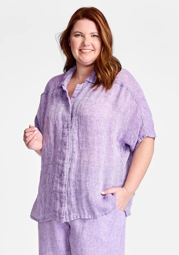 Lauren Shirt Amethyst Gauze