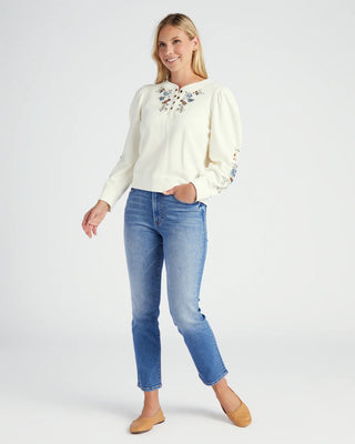 Henley Sweatshirt X Indigo Plantation