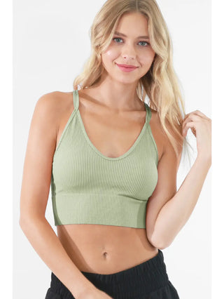 Scrappy Cutout Back Bralette
