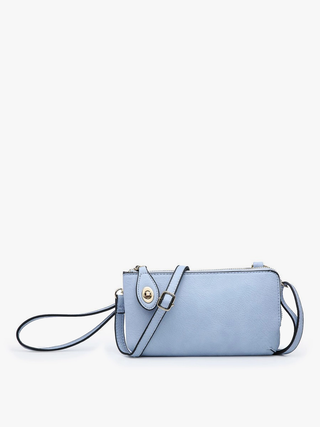 Kendall Crossbody Wristlet Periwinkle