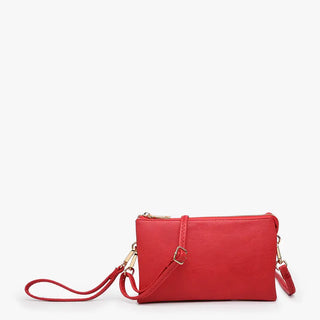 Riley Crossbody Wristlet Red