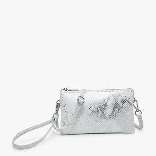 Riley Crossbody Wristlet Snake Print