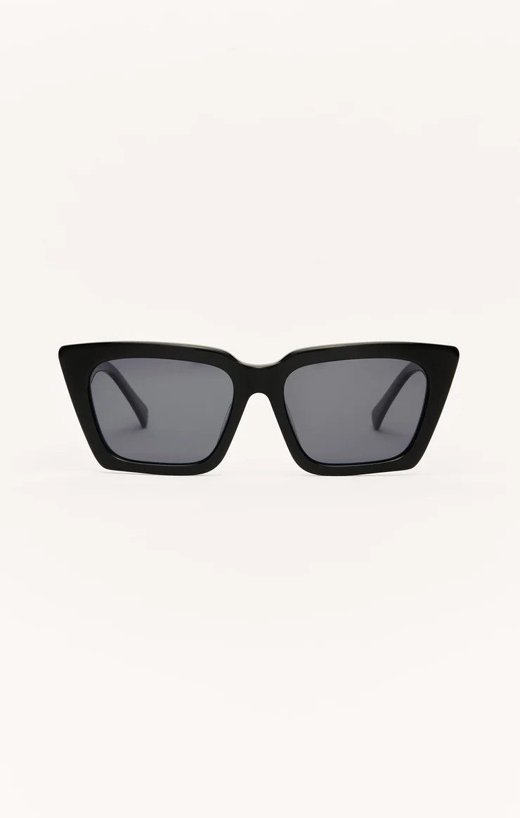 Feel Good Polarized Sunglasses / Black Grey