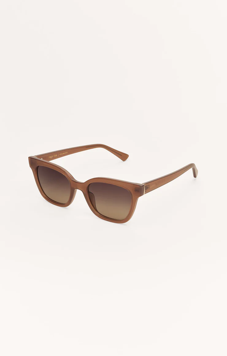 High Tide Polarized Sunglasses / Taupe Gradient
