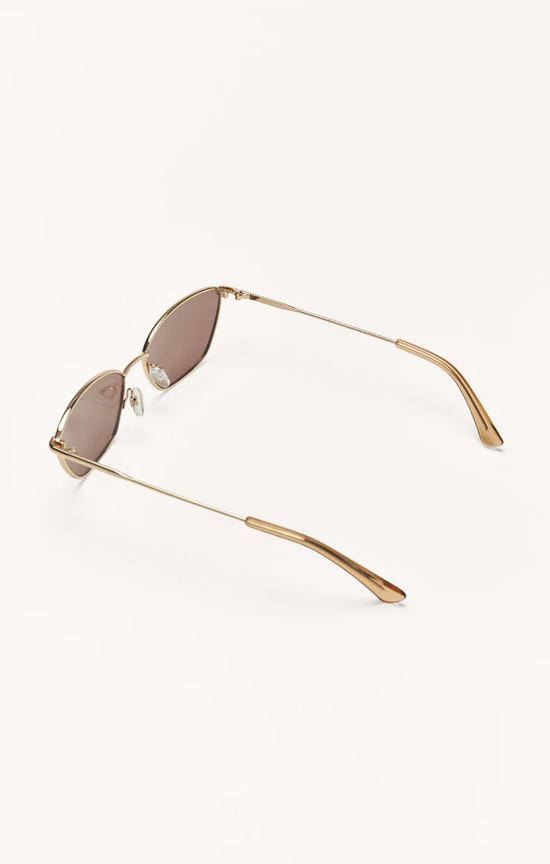 Catwalk Polarized Sunglasses / Gold Bronze