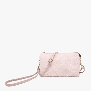 Riley Crossbody Wristlet Sherpa