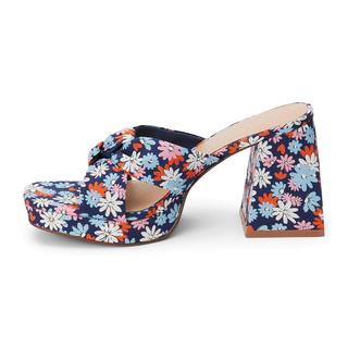 Esme Platform Heel / Navy Floral