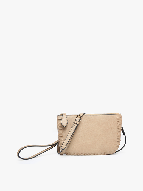 Bonnie Whipstitch Crossbody Tan