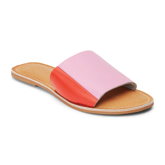 Bonfire Slide Sandal / Pink/Red