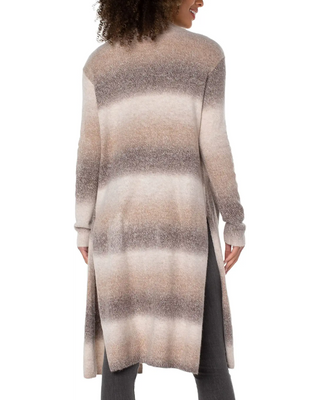 Long Sleeve Open Front Long Cardigan Sweater