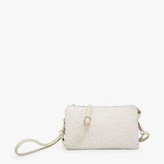 Riley Crossbody Wristlet Sherpa
