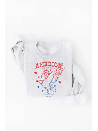 America Land of the Free Sweatshirt