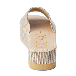 Del Mar Platform Sandal / Platino