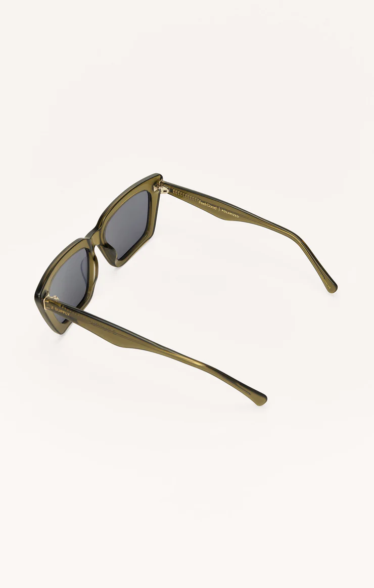 Feel Good Polarized Sunglasses / Moss Grey