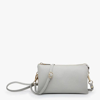 Riley Crossbody Wristlet / Grey
