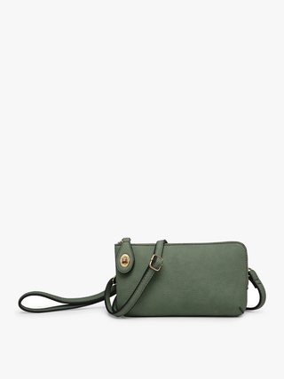 Kendall Crossbody Wristlet Army Green