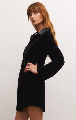 Dallon Velvet Wrap Dress