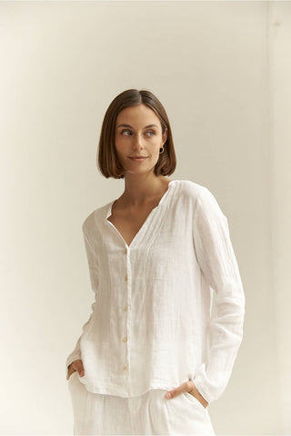 Eulalia Linen Blouse