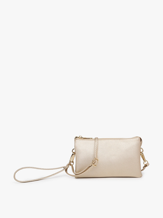 Riley Crossbody Wristlet Gold