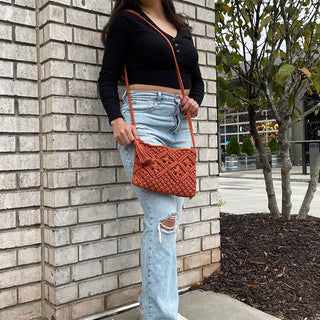 Val Macrame Crossbody
