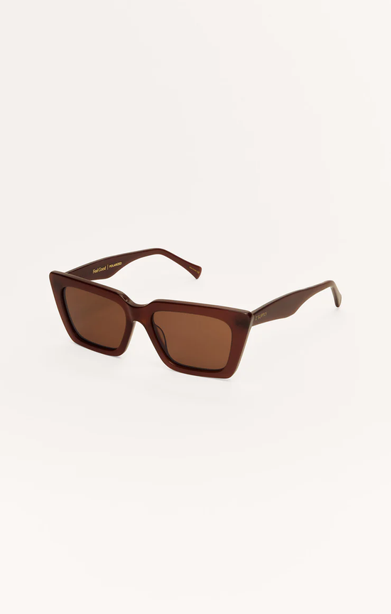 Feel Good Polarized Sunglasses / Chestnut Brown