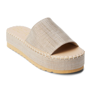 Del Mar Platform Sandal / Platino