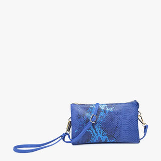 Riley Crossbody Wristlet Snake Print
