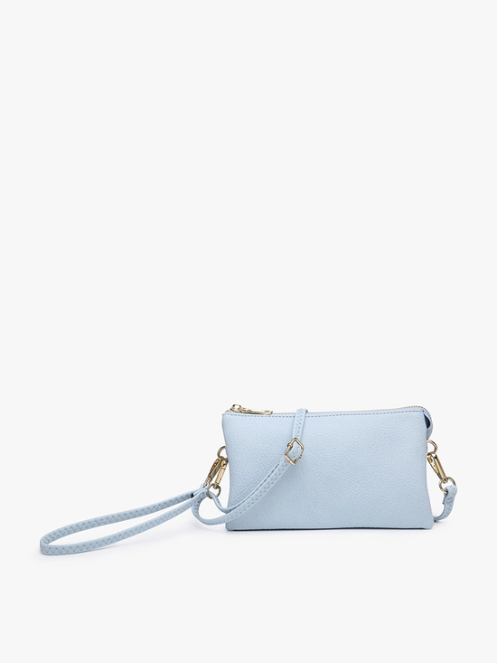 Riley Crossbody Wristlet Baby Blue