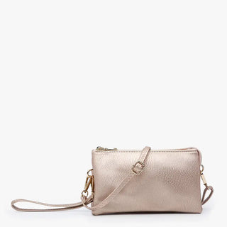 Riley Crossbody Wristlet Rose Gold