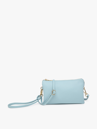Riley Crossbody Wristlet Ice Blue