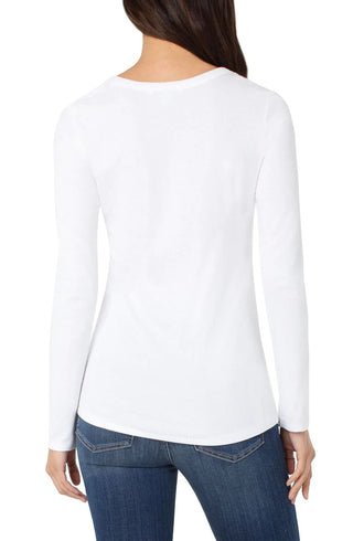 Min Rib Henley Long Sleeve