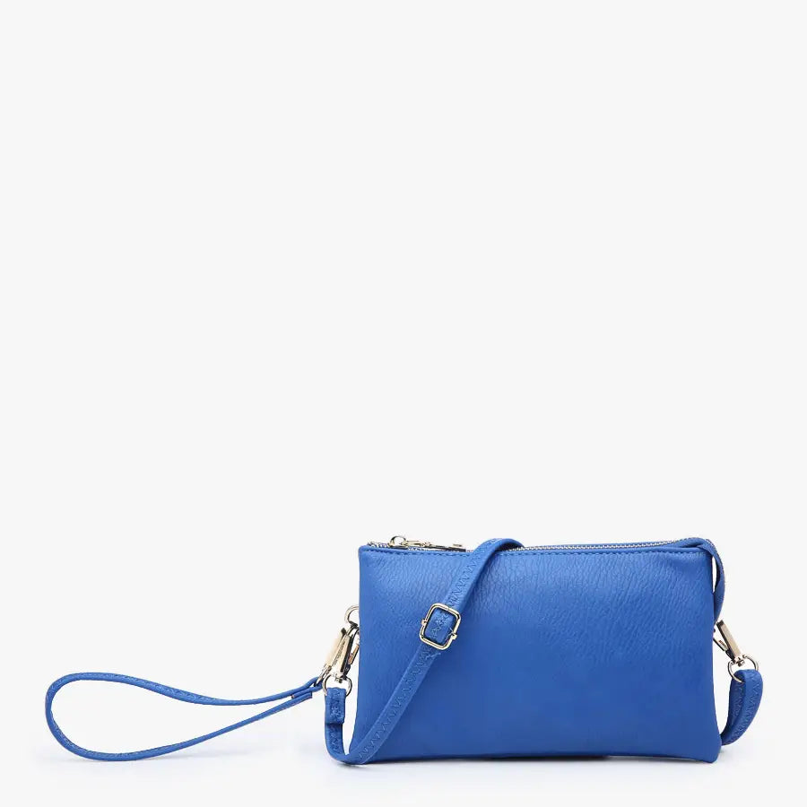 Load image into Gallery viewer, Riley Crossbody Wristlet Royal Blue
