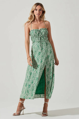 Amalia Dress Green Floral