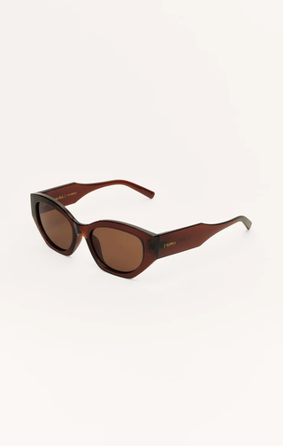 Love Sick Polarized Sunglasses / Chestnut Brown