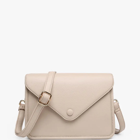 Lagos Envelope Sand Crossbody Clutch