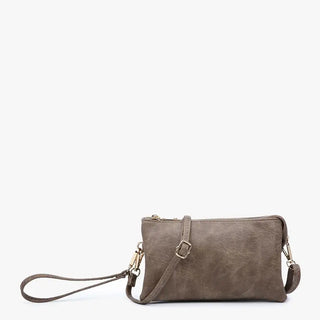 Riley Crossbody Wristlet Chocolate