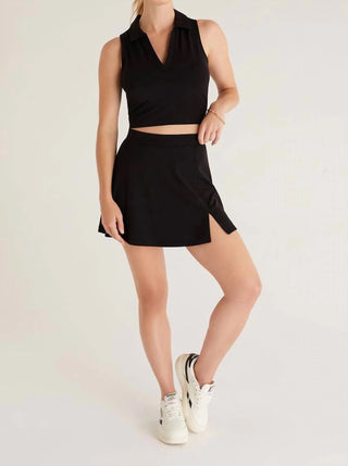 Hit The Court Skirt Black