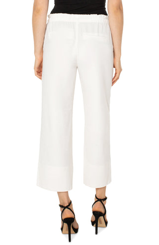 Pull On Tie Waist Pants Porcelain