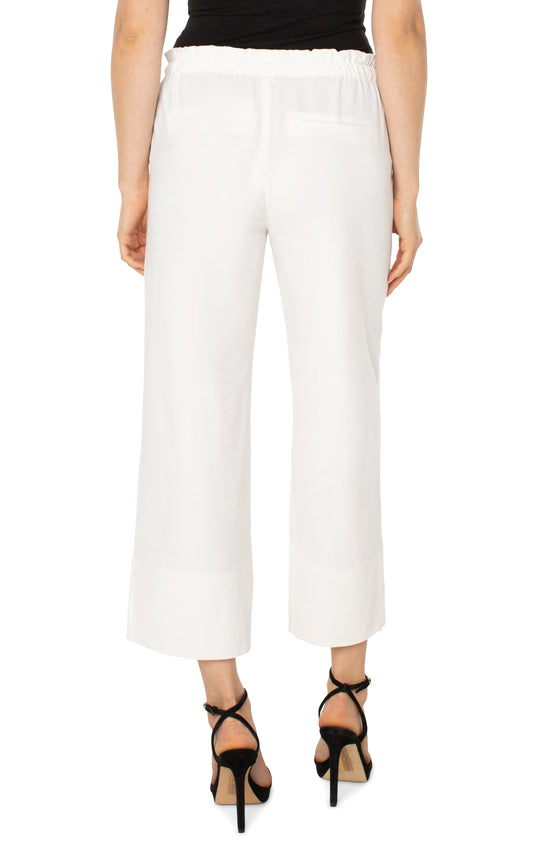 Load image into Gallery viewer, Pull On Tie Waist Pants Porcelain
