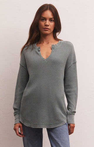 Driftwood Thermal Long Sleeve Top